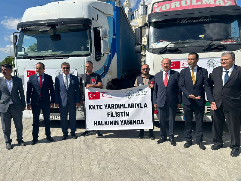 KKTC’den Gazze’ye insani yardım taşıyan 2 …