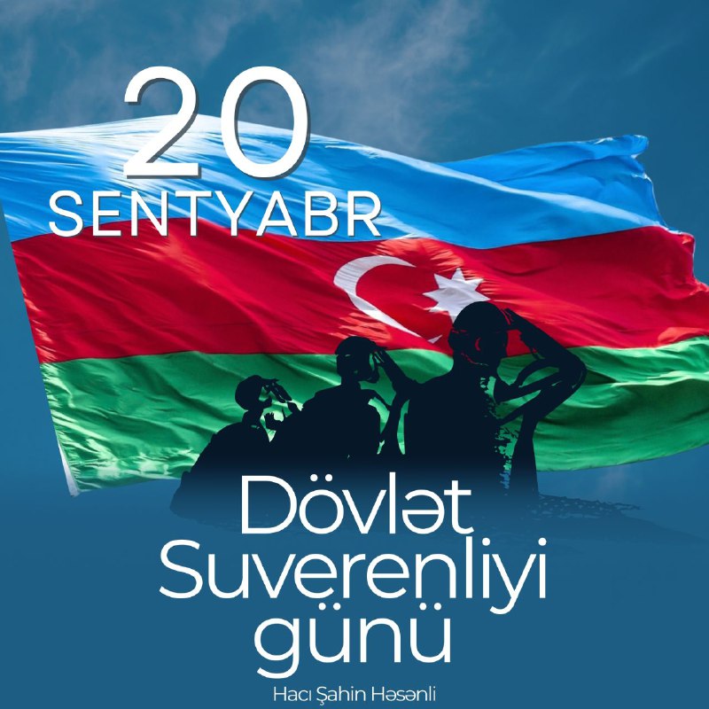 Dövlət Suverinliyi Günü münasibətilə hər kəsi …