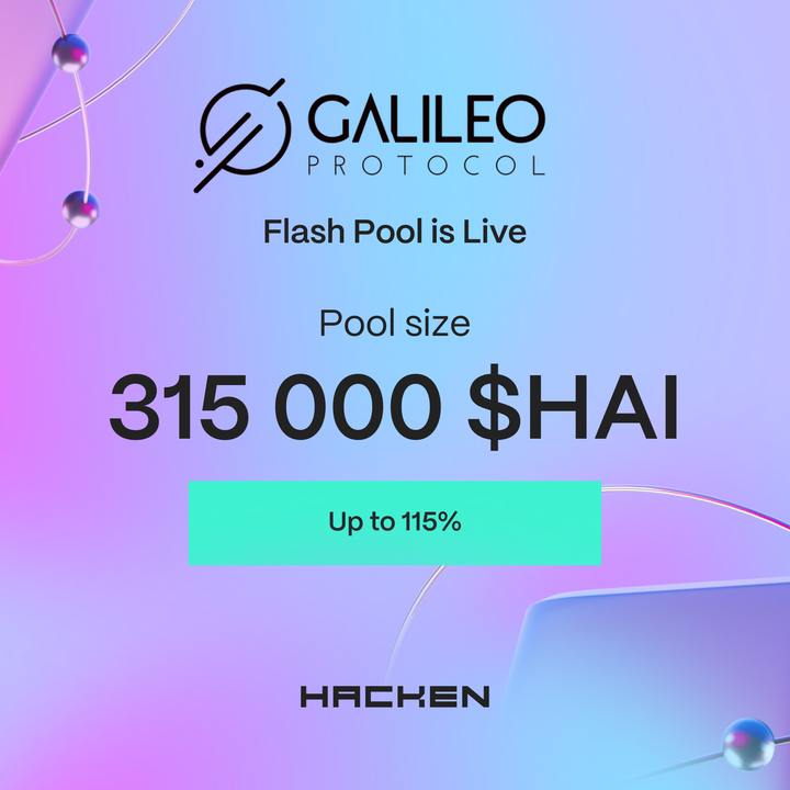 *****🚀*** Galileo Protocol Flash Pool is …