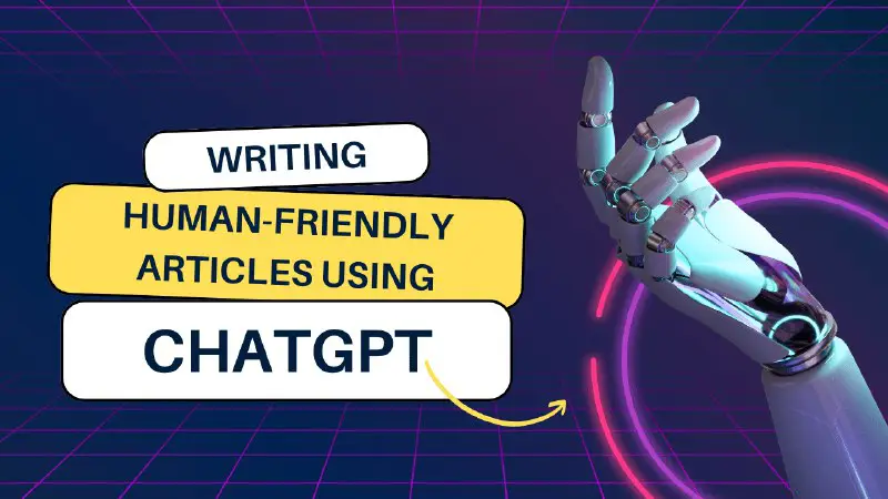 How to Write an Article using ChatGPT free version.