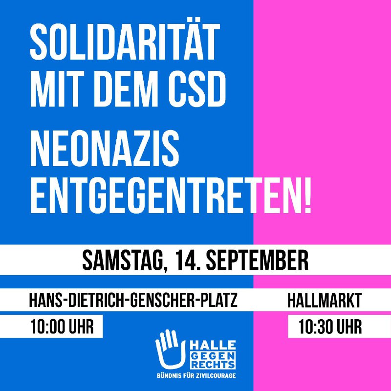 **Solidarität mit dem CSD – Neonazis …