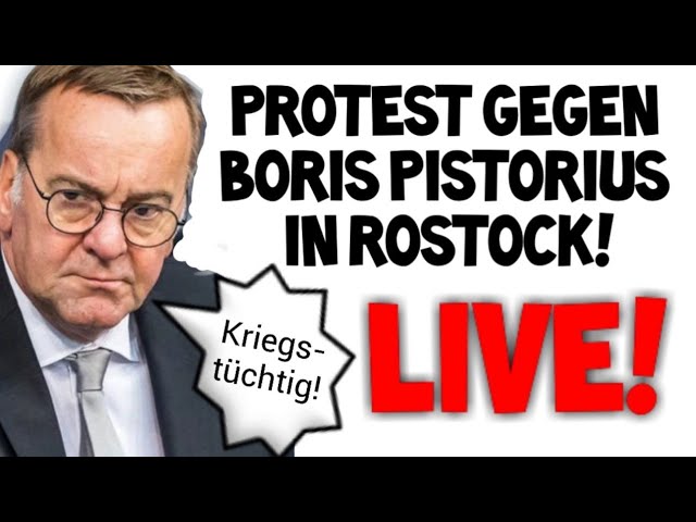 ***❗*****LIVE ***❗*** PROTEST gegen Boris Pistorius …