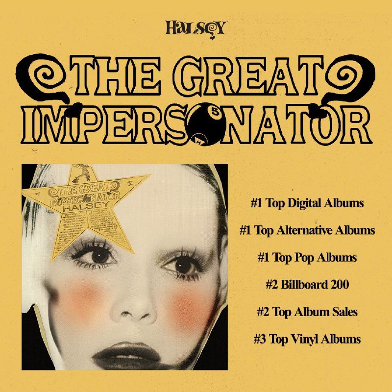 [**#CHART**](?q=%23CHART)**: “The Great Impersonator”** nos charts …