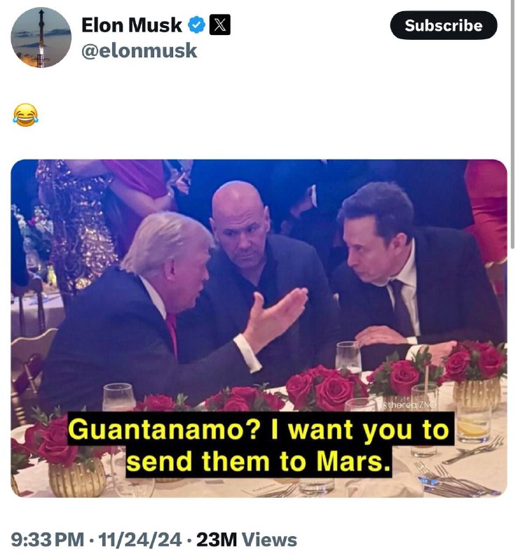 ***😂*** Guantanamo? I want you to …