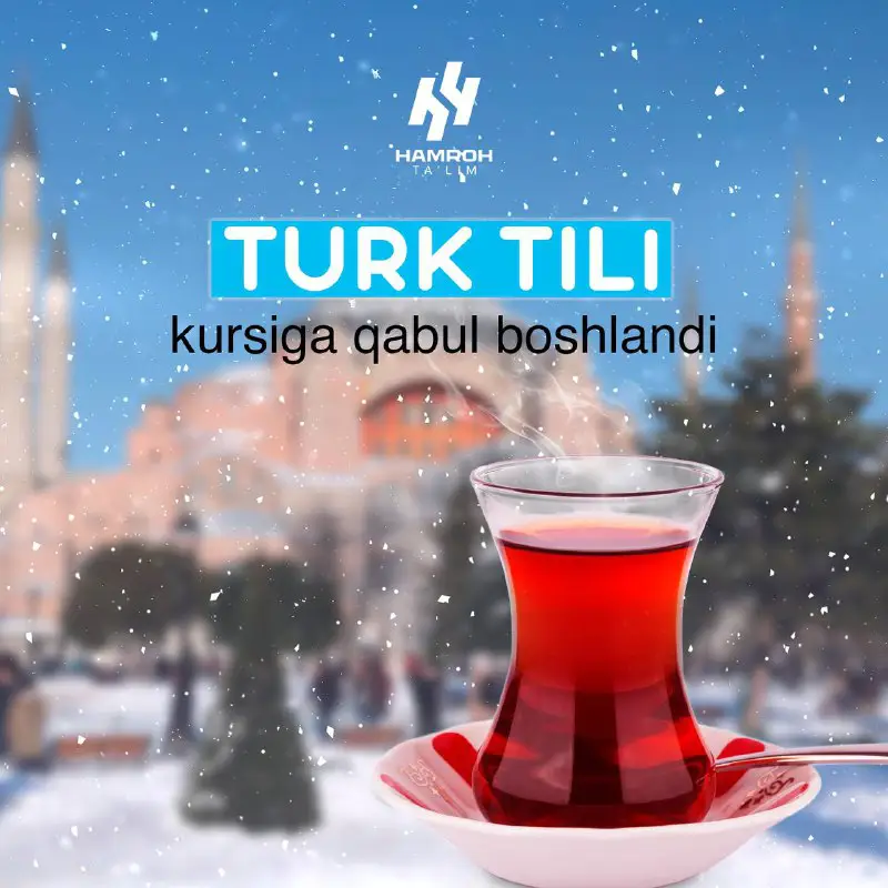 **Turk tilini o’zingizga qulay vaqtda**, **uyingizdan …