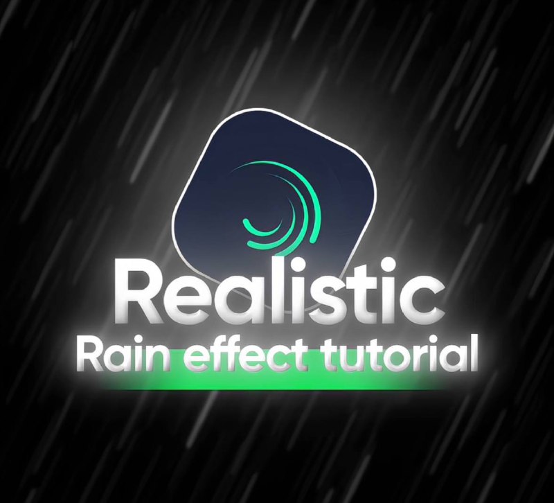 Wanna Create Realistic rain effect?