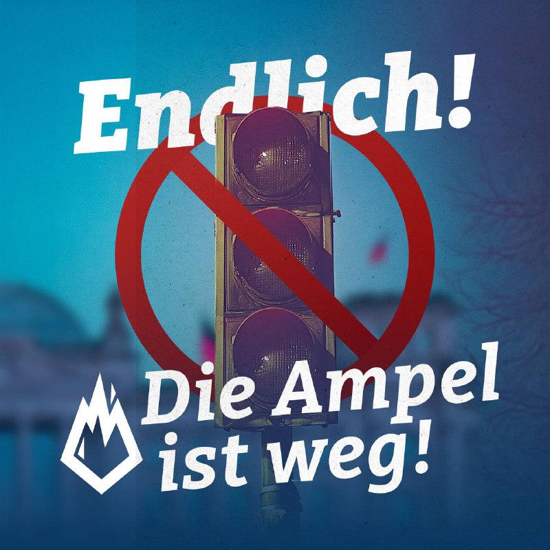 Die Ampel ist weg!