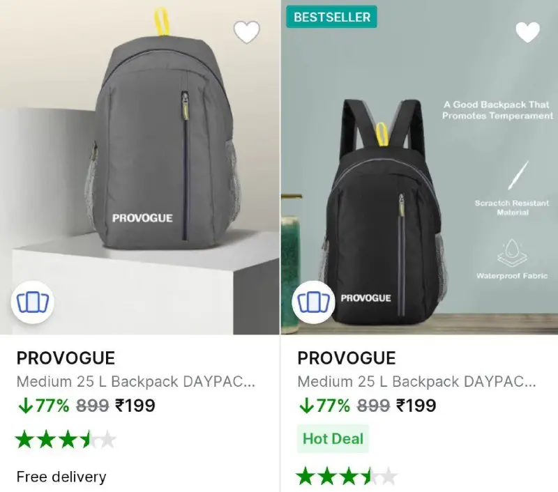 ***🔥***Provogue Backpack at ₹199