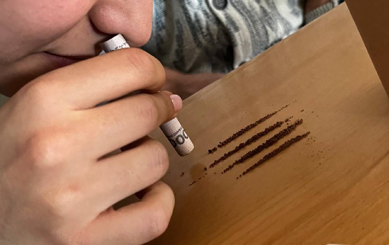 sniff coffee