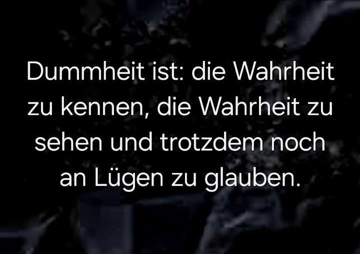 **Was Dummheit ist!**