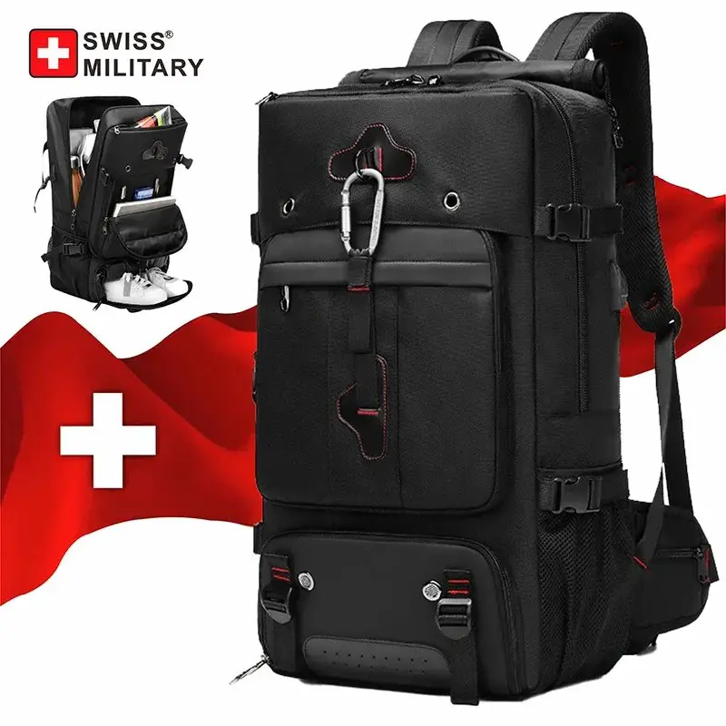 SWISS MILITARY New Travel Backpack Laptop Bag Multifunctional Waterproof Anti Theft Bag Outdoor Large Capacity Backpack Mochila;Original price: USD 126.16;Now …