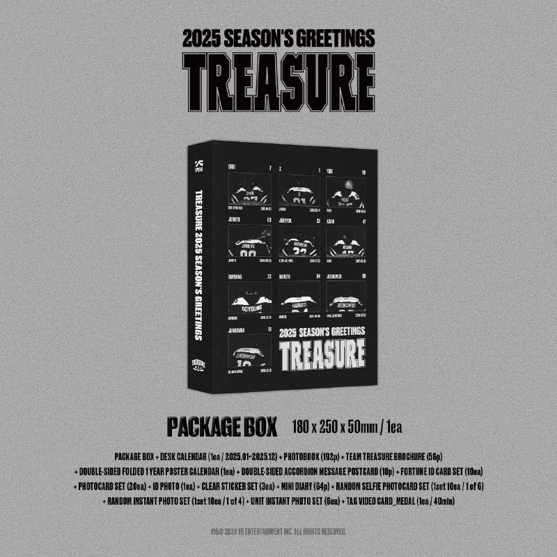 **treasure 2025 season's greetings (youtube event)**