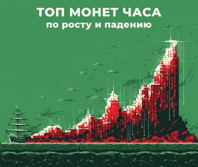 Топ монет часа по росту и …