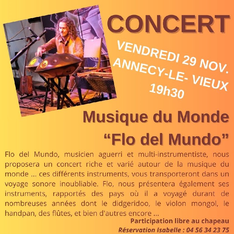 **Vendredi 29 Novembre** à 19h30 Annecy-le-Vieux. …