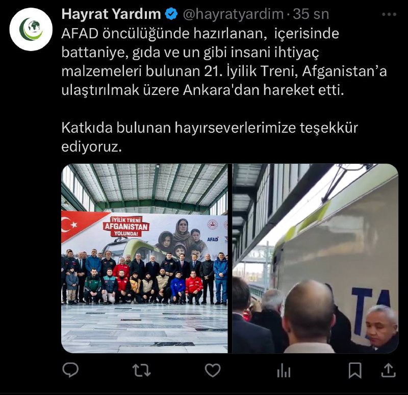 AFAD öncülüğünde hazırlanan, içerisinde battaniye, gıda …