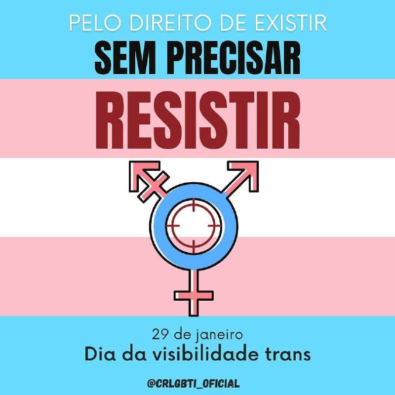 Feliz dia da visibilidade trans :3