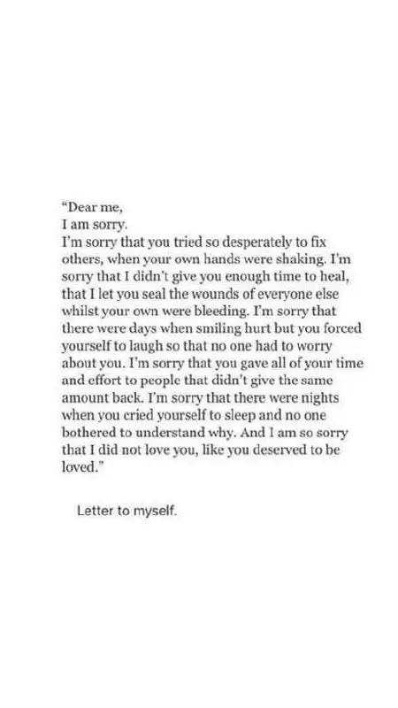 Letter to myself ***♥️***