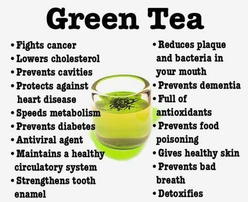 Benefits of Drinking Green Tea ***🍵***