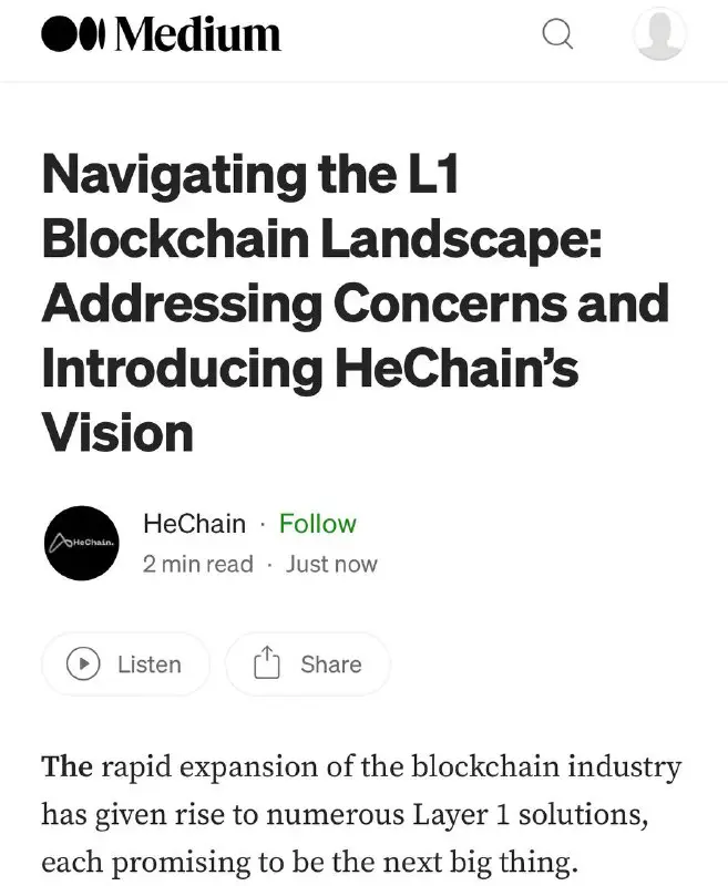 Navigating the L1 Blockchain Landscape: Addressing …