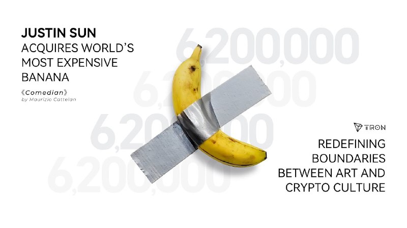 $6.2M Banana? Watch it get eaten! …