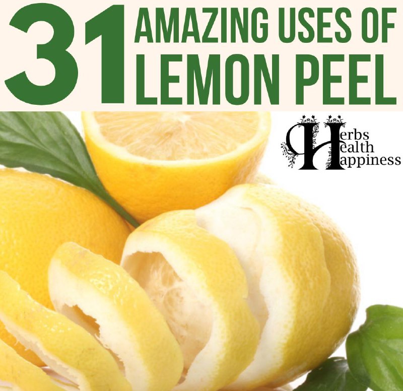 31 Amazing uses For Lemon Peel: …