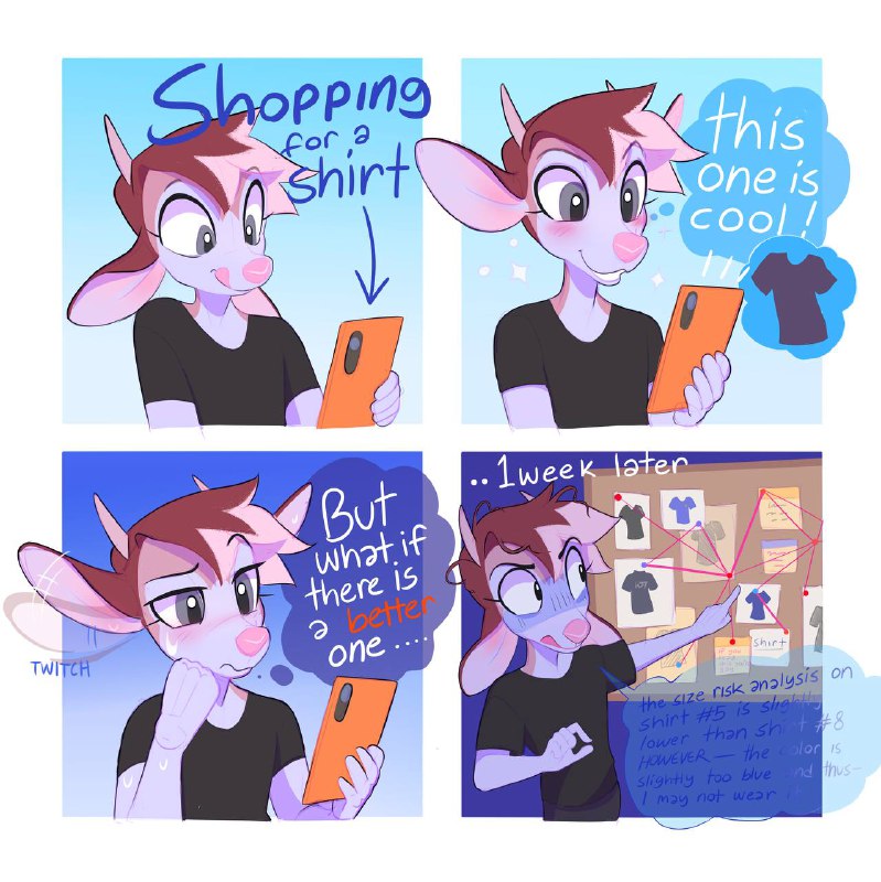 Normal shopping for normal (deer)people