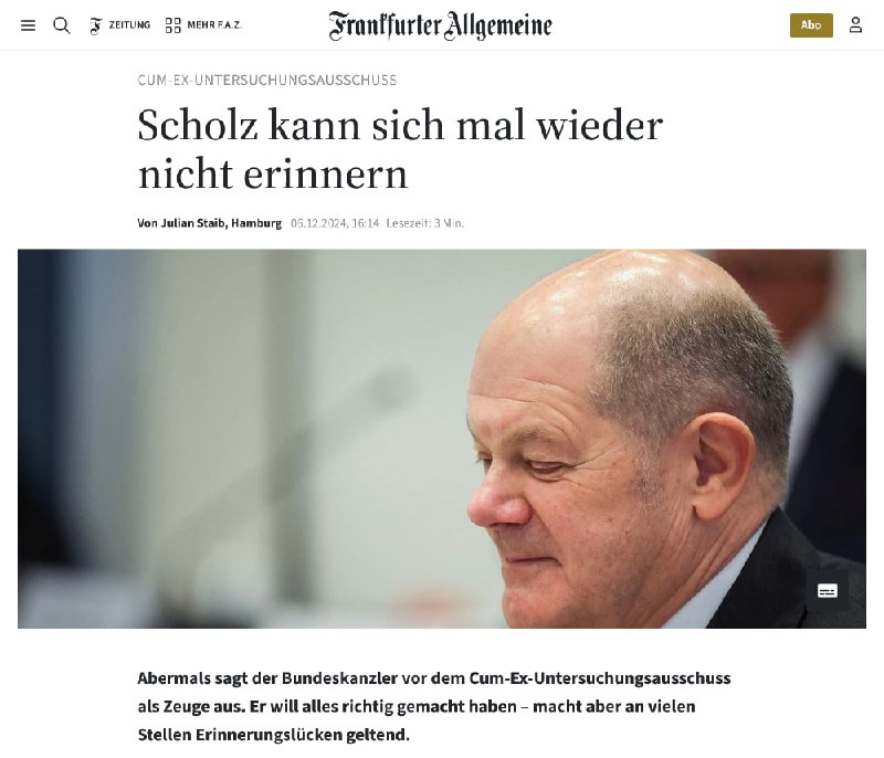 ***?*****ZWEITE AMTSZEIT TROTZ ERINNERUNGSLÜCKEN?*****?***