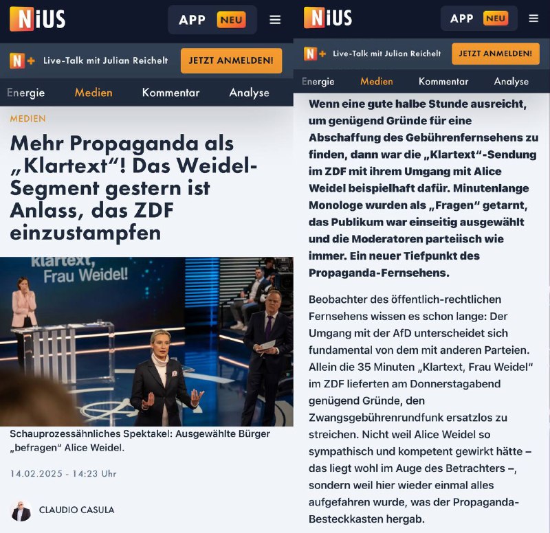 Ja, es war wie immer, wenn …