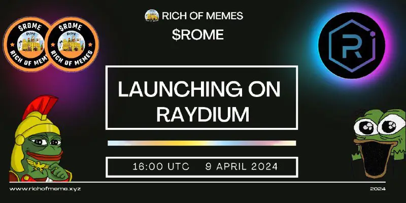 ***🚀*** $ROME **- RICH OF MEMES** …