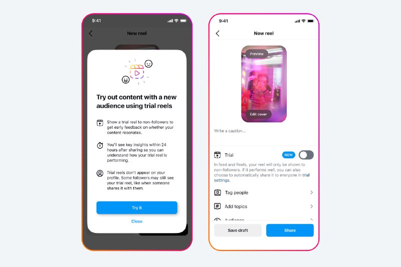 اینستاگرام از قابلیت کاربردی Trial Reels …