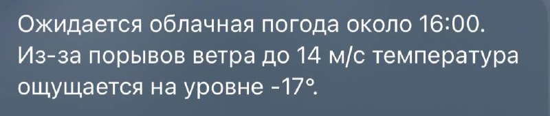 Сегодня точно стоит выходить на улицу?…