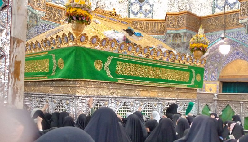 تمت الزيارة في حرم السيدة فاطمة …