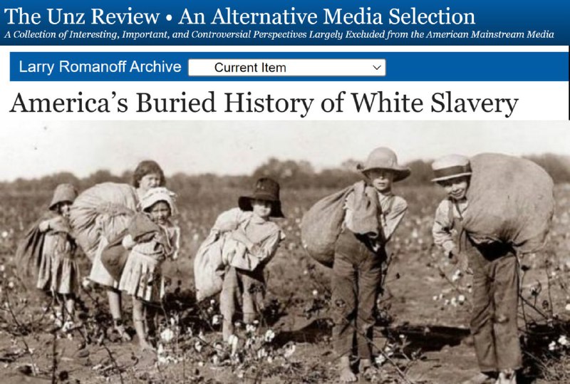 **America’s Buried History of White Slavery**