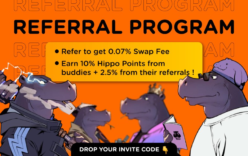 *****🚀*** Earn More** **$HIPPO** **with Referrals! …