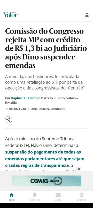 Que a estória toda não se …