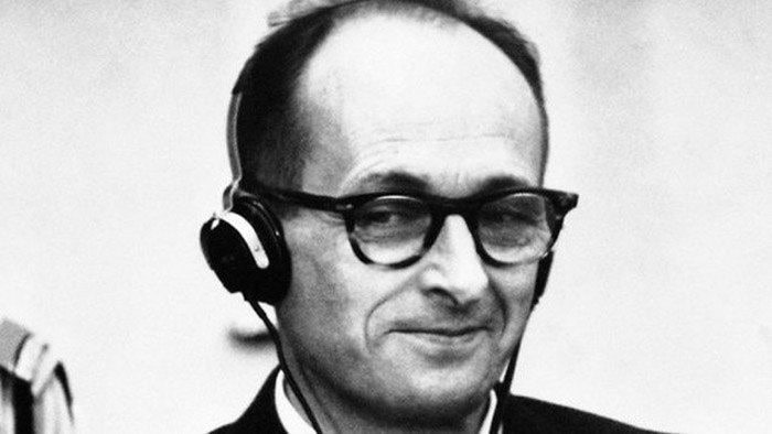 Adolf Eichmann's smile as his sentence …