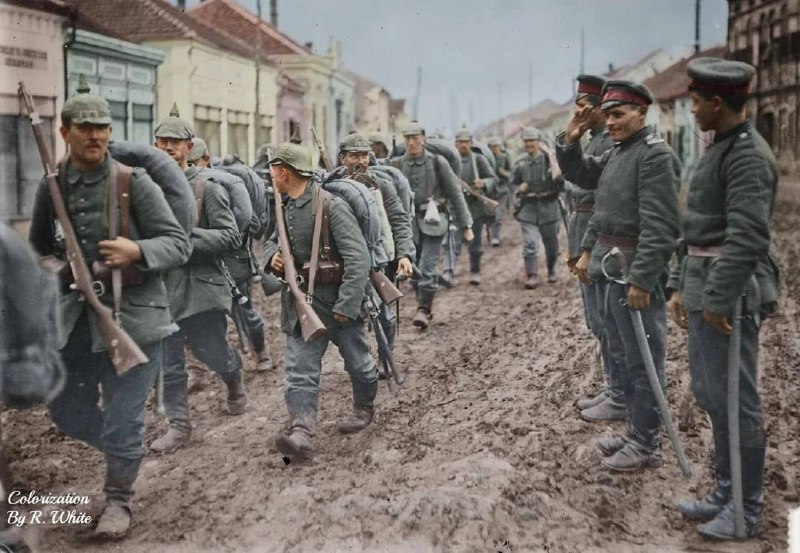 Soldiers of the 1st Bulgarian Army …