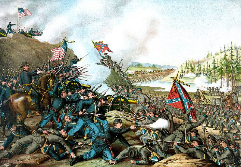 Confederate forces under General Hood unsuccessfully …