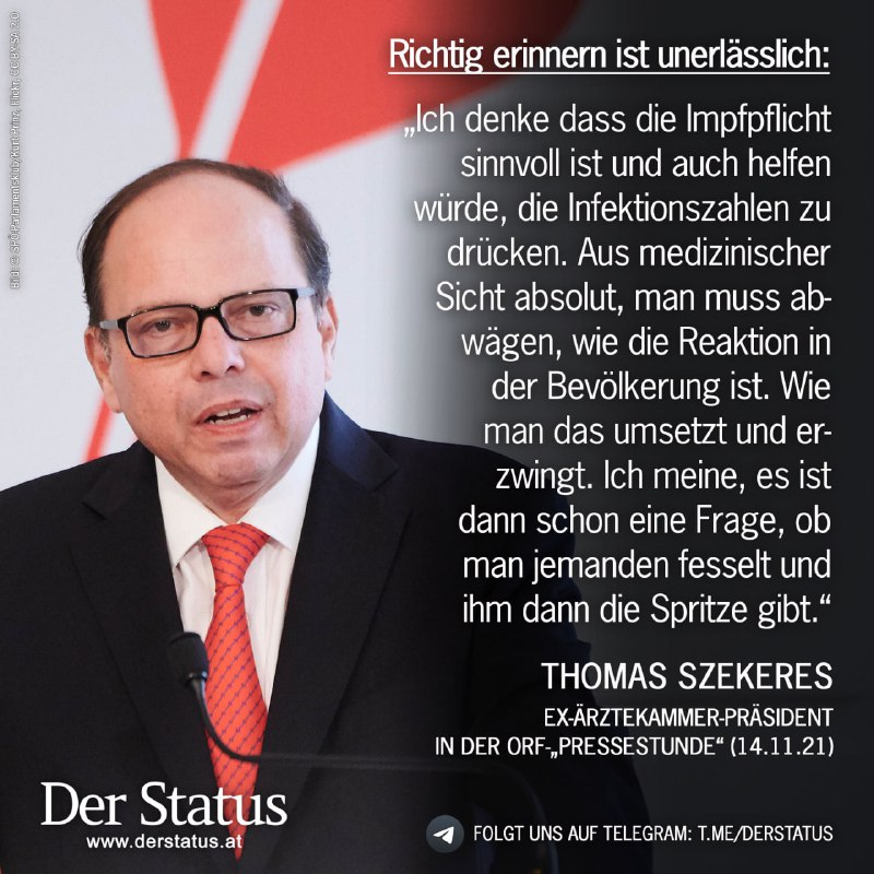 Mit Thomas Szekeres erhielt ausgerechnet einer …