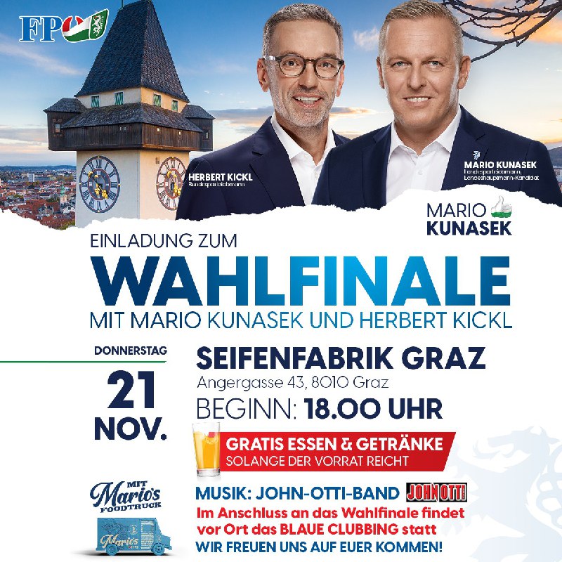 Am Donnerstag findet das große Wahlfinale …