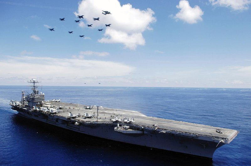 The USS Abraham Lincoln has left …