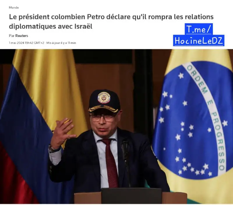 Le président colombien, Gustavo Petro, annonce …