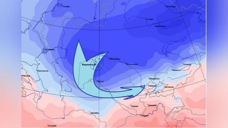 Урал ҳудудидан совуқ ва нам ҳаво …