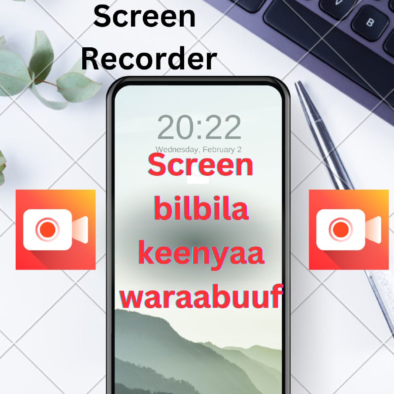 Screen recorder app screen bilbila waraabu***👇🏻******👇🏻***
