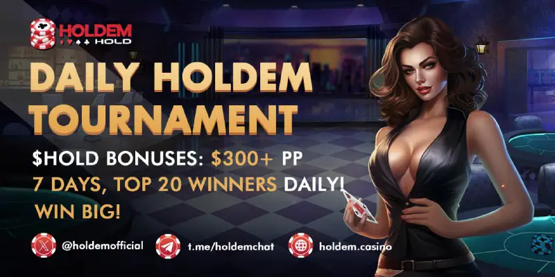 ***🏆*****DAILY HOLDEM TOURNAMENT*****👑***Prove your Texas Hold'em …