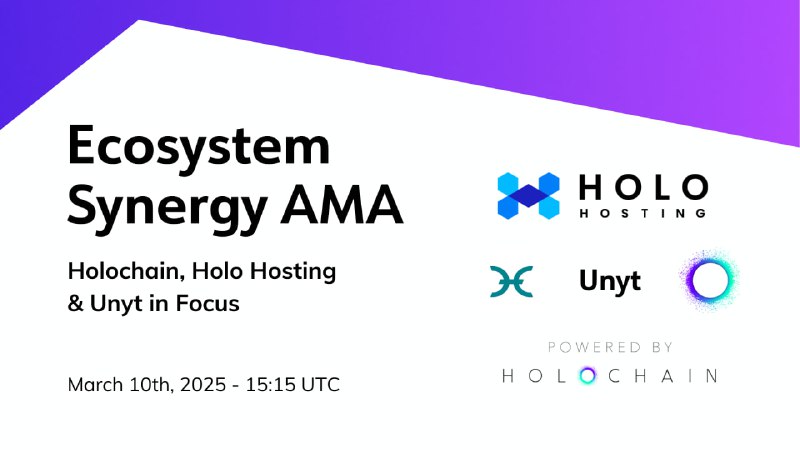 Ecosystem Synergy AMA Alert! ***🚨*** March …