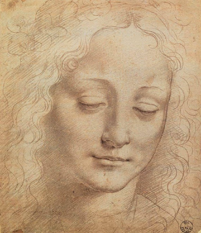 **Leonardo da Vinci, Female Head**.