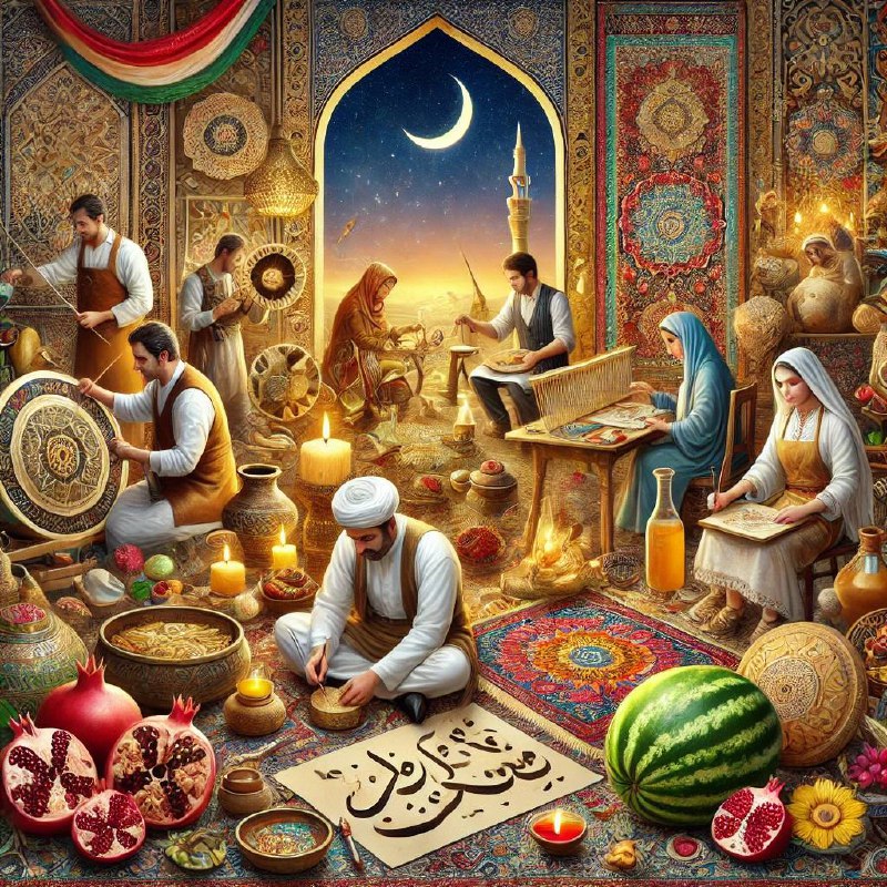 یلدا شبی است که تاریکی در …
