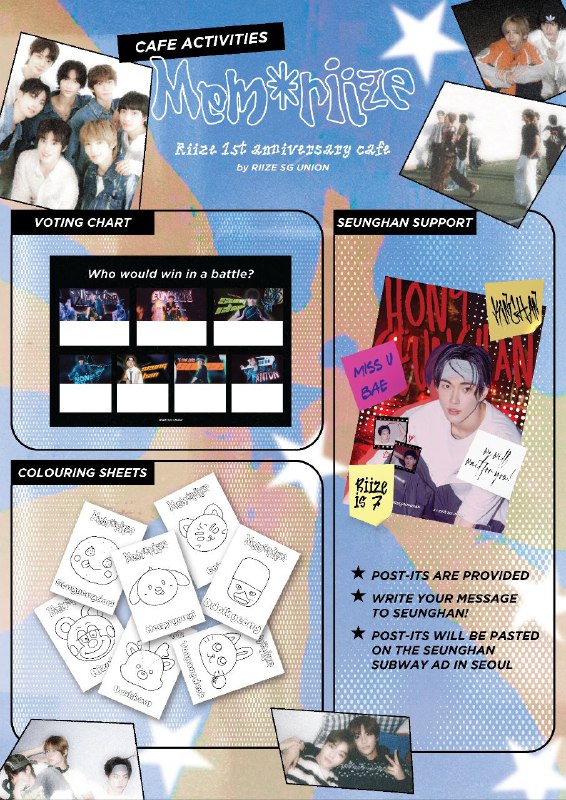 ***☁️*** MEMORIIZE (RIIZE 1st Anniversary cafe …