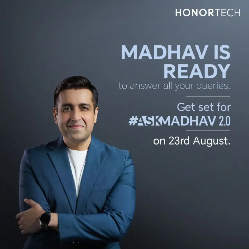 Mark your calendars for [#AskMadhav](?q=%23AskMadhav) 2.0 …
